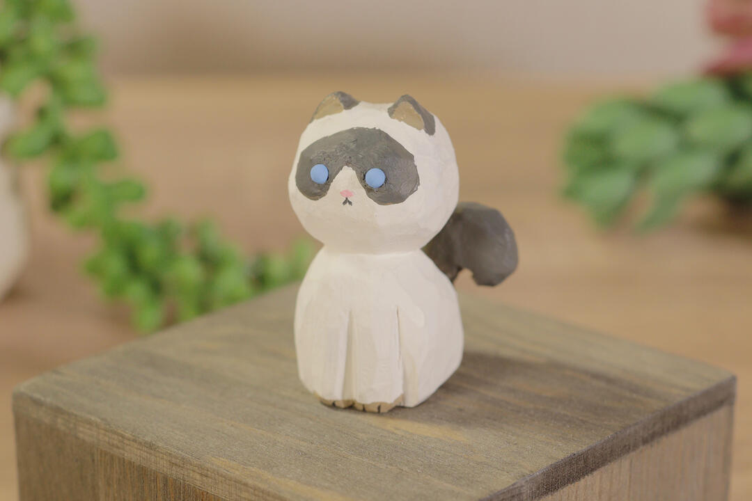Mini Ragdoll - Wood Carving